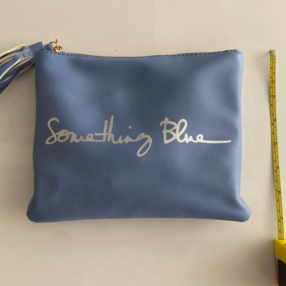 Something Blue zipper pouch - Picture 2 of 3
